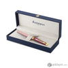 Waterman Hemisphere Colour Blocking Rollerball Pen in Metal and Pink Lacquer with Gold Trim Rollerball Pen