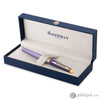 Waterman Hemisphere Colour Blocking Rollerball Pen in Metal and Purple Lacquer with Gold Trim Rollerball Pen