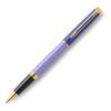 Waterman Hemisphere Colour Blocking Rollerball Pen in Metal and Purple Lacquer with Gold Trim Rollerball Pen