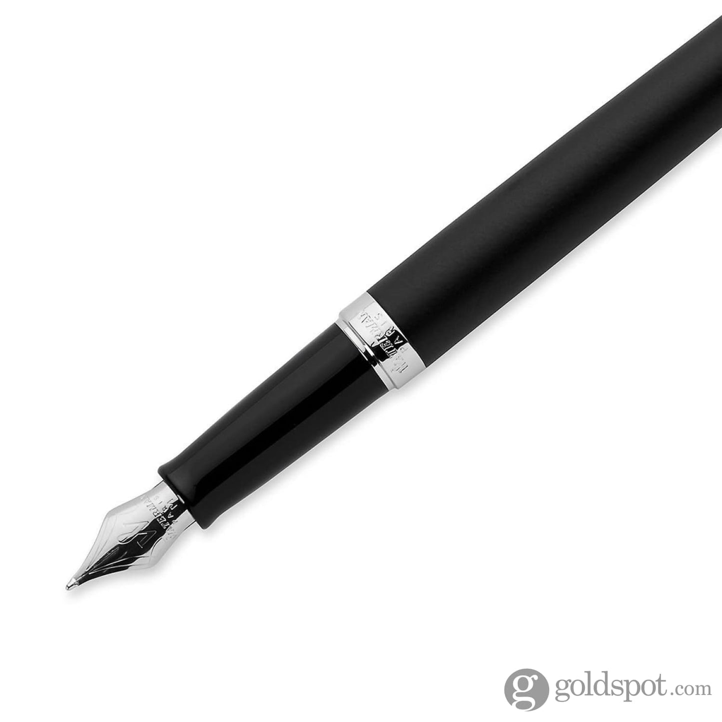 Waterman Hemisphere Fountain Pen in Matte Black with Chrome Trim Fountain Pen