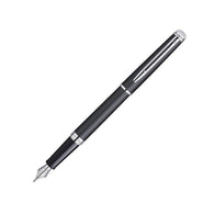 Waterman Hemisphere Fountain Pen in Matte Black with Chrome Trim