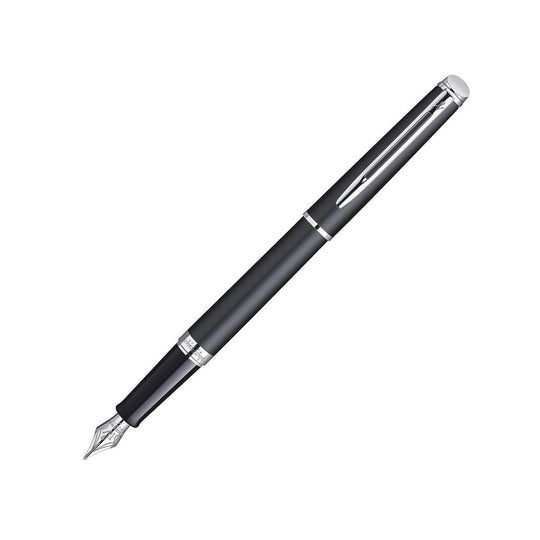 Waterman Hemisphere Fountain Pen in Matte Black with Chrome Trim
