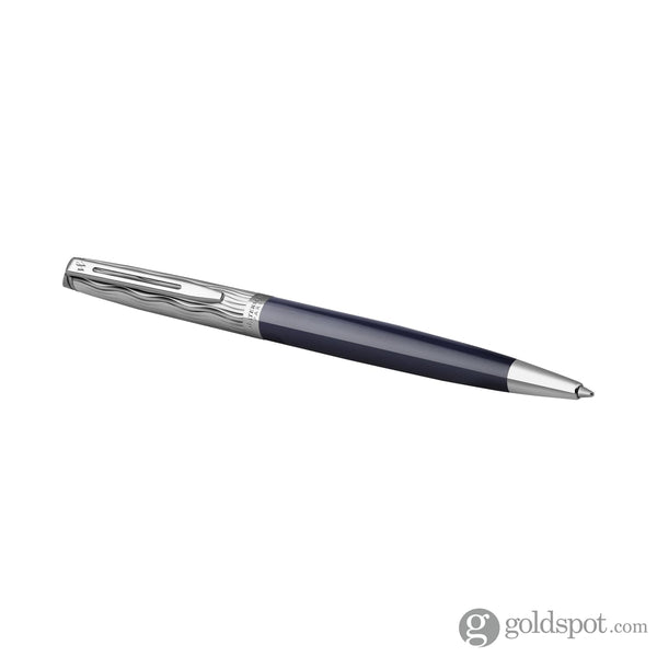 Waterman Hemisphere L’Essence du Bleu Ballpoint Pen in Metal & Blue Lacquer Ballpoint Pen
