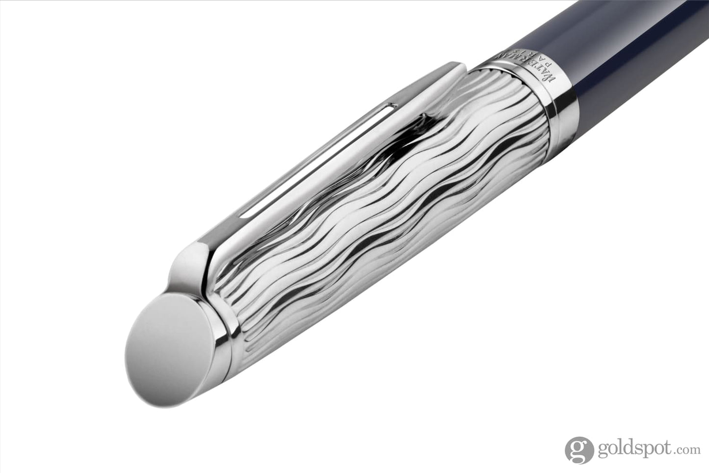 Waterman Hemisphere L’Essence du Bleu Rollerball Pen in Metal & Blue Lacquer Rollerball Pen