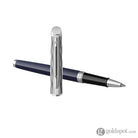 Waterman Hemisphere L’Essence du Bleu Rollerball Pen in Metal & Blue Lacquer Rollerball Pen