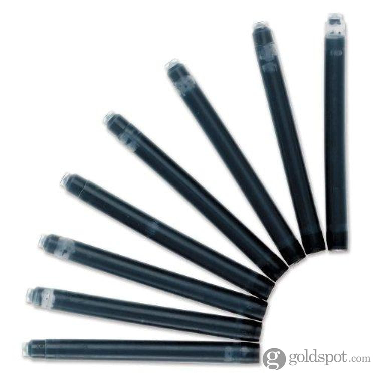 Waterman Ink Cartridges in Intense Black - Pack of 8 Fountain Pen Cartridges