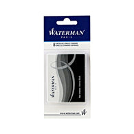 Waterman Ink Cartridges in Intense Black - Pack of 8