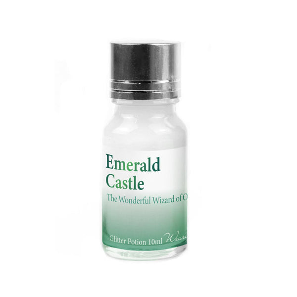 Wearingeul Literature Ink Glitter Potion in Emerald Castle - 30mL Bottled Ink