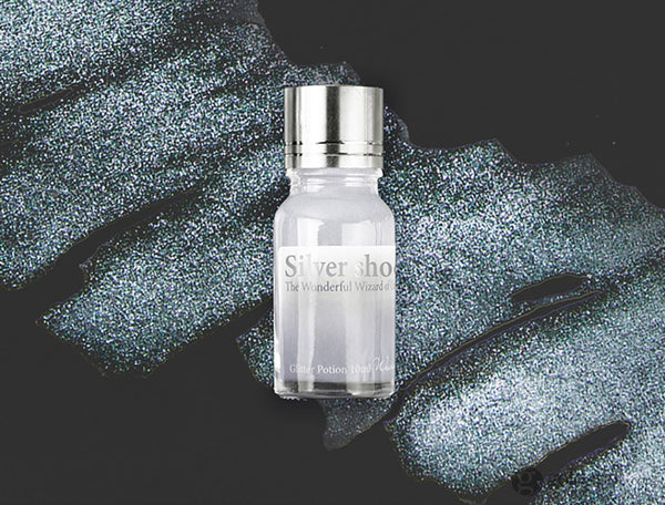 Wearingeul The Wonderful Wizard of Oz Literature Ink in Silver Shoes Glitter Potion - 30mL Bottled Ink