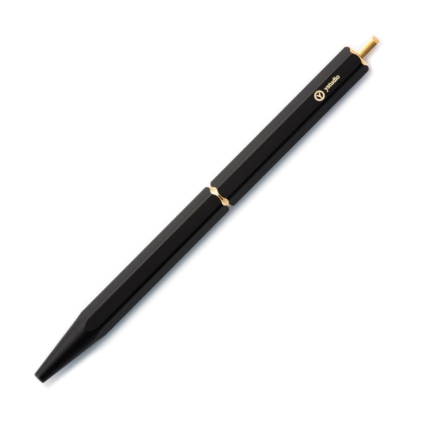 ystudio Brassing Ballpoint Pen in Black Pencil