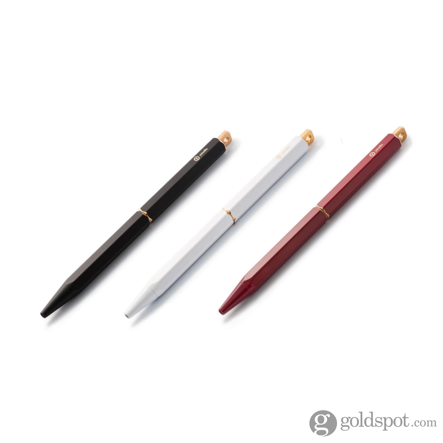 ystudio Brassing Ballpoint Pen in Red Pencil