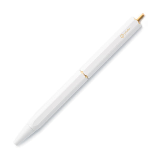 ystudio Brassing Ballpoint Pen in White