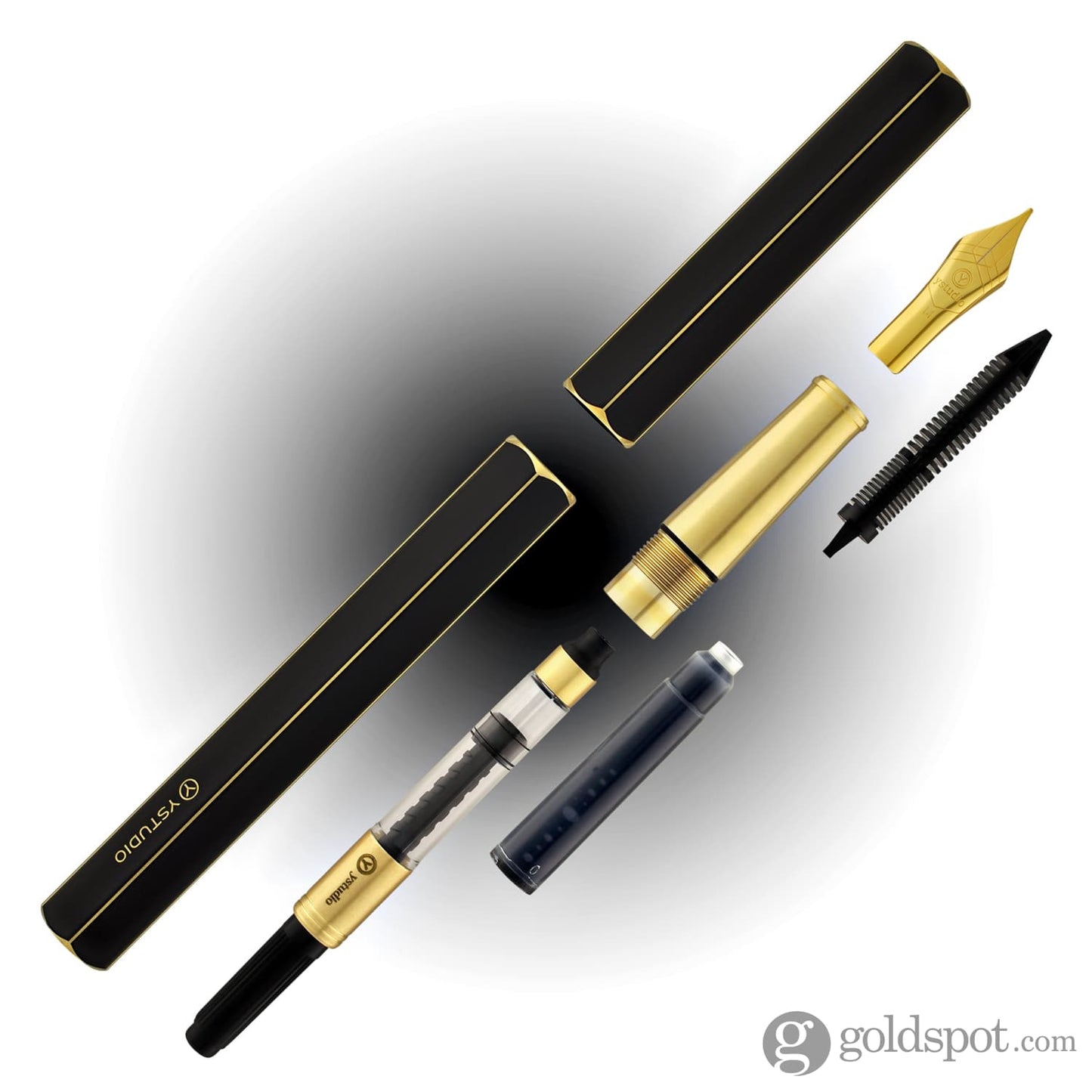 ystudio Classic Fountain Pen in Black Fountain Pen