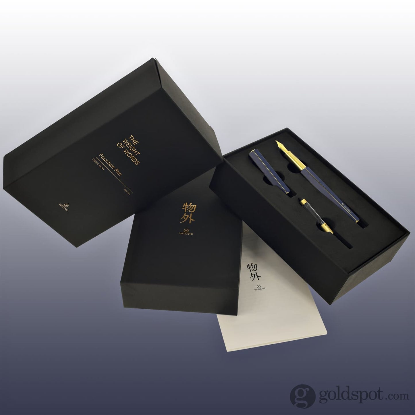 ystudio Classic Fountain Pen in Blue Fountain Pen