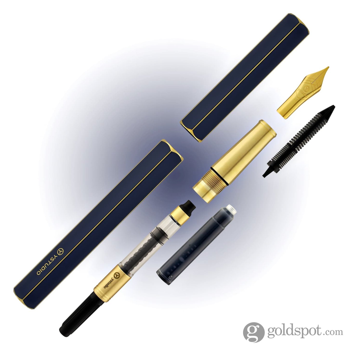 ystudio Classic Fountain Pen in Blue Fountain Pen