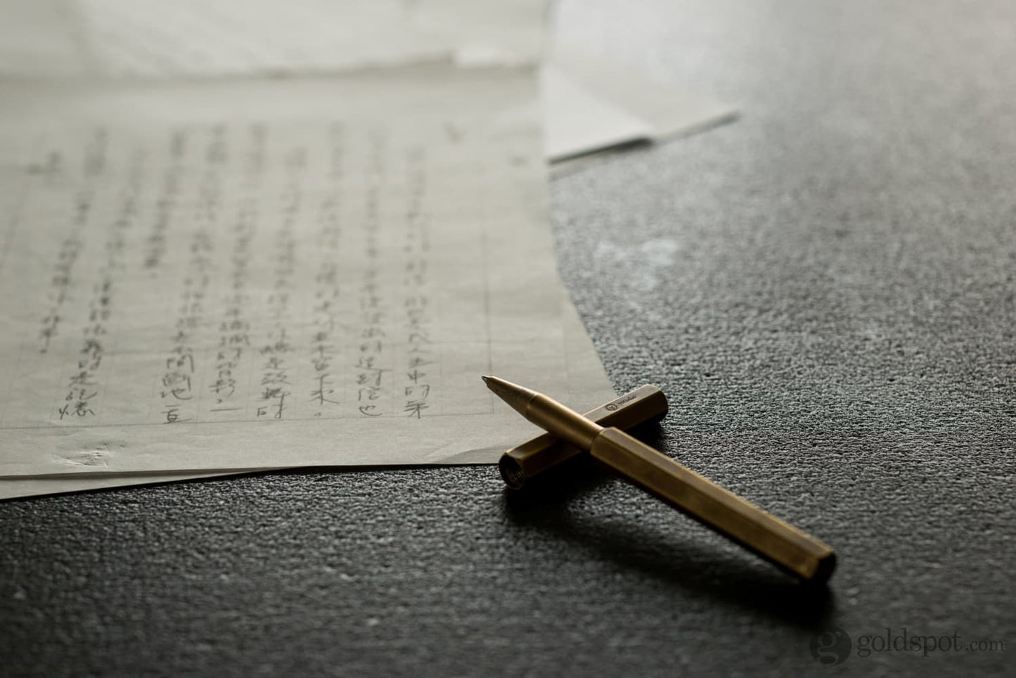 ystudio Classic Rollerball Pen in Brass Mechanical Pencil